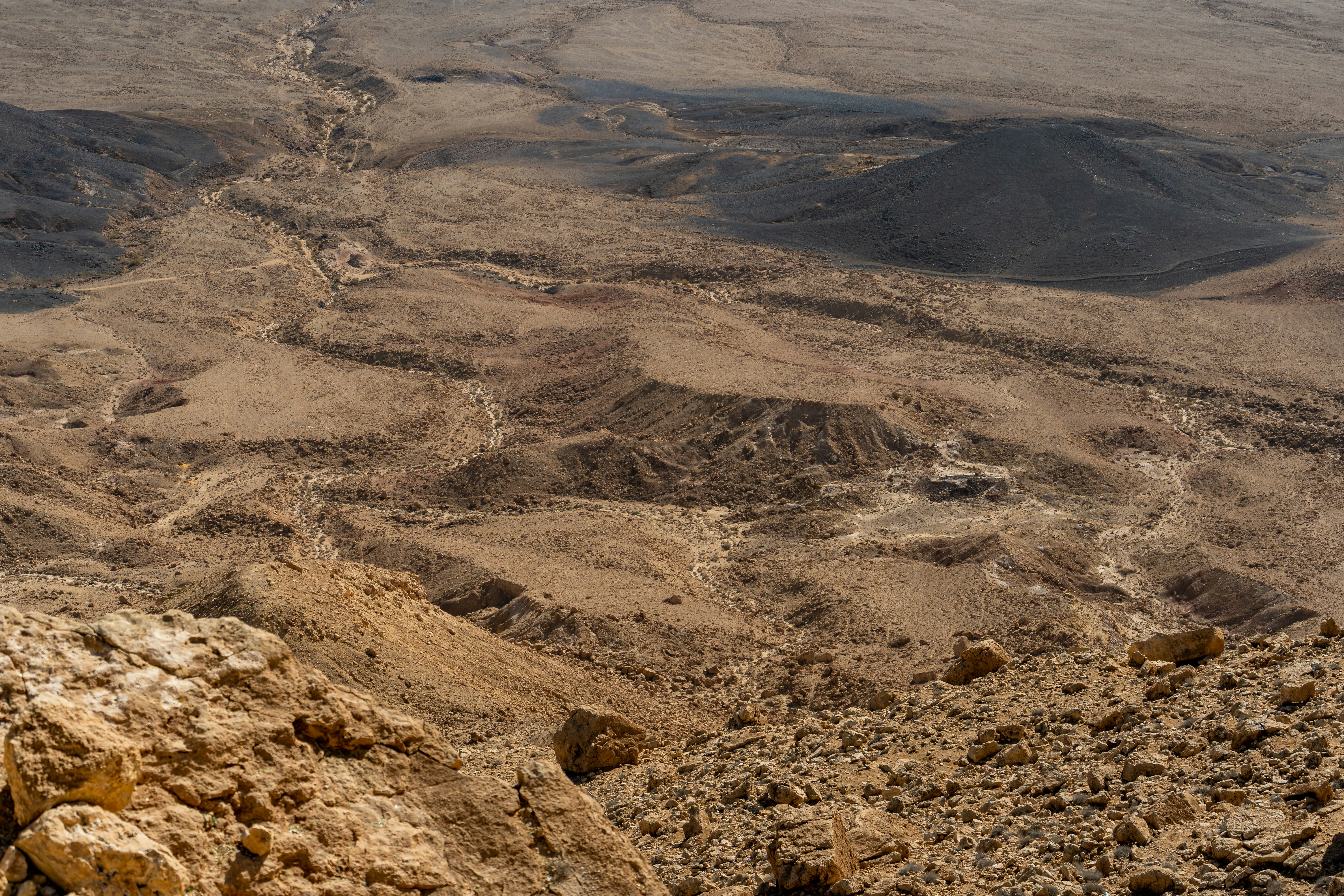 a rocky and barren landscape