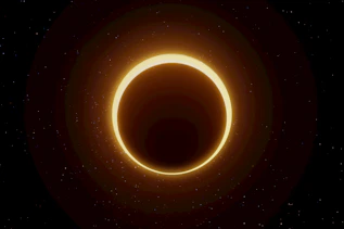 A radiant sun and moon intertwined with cosmic patterns and sparkling stardust.