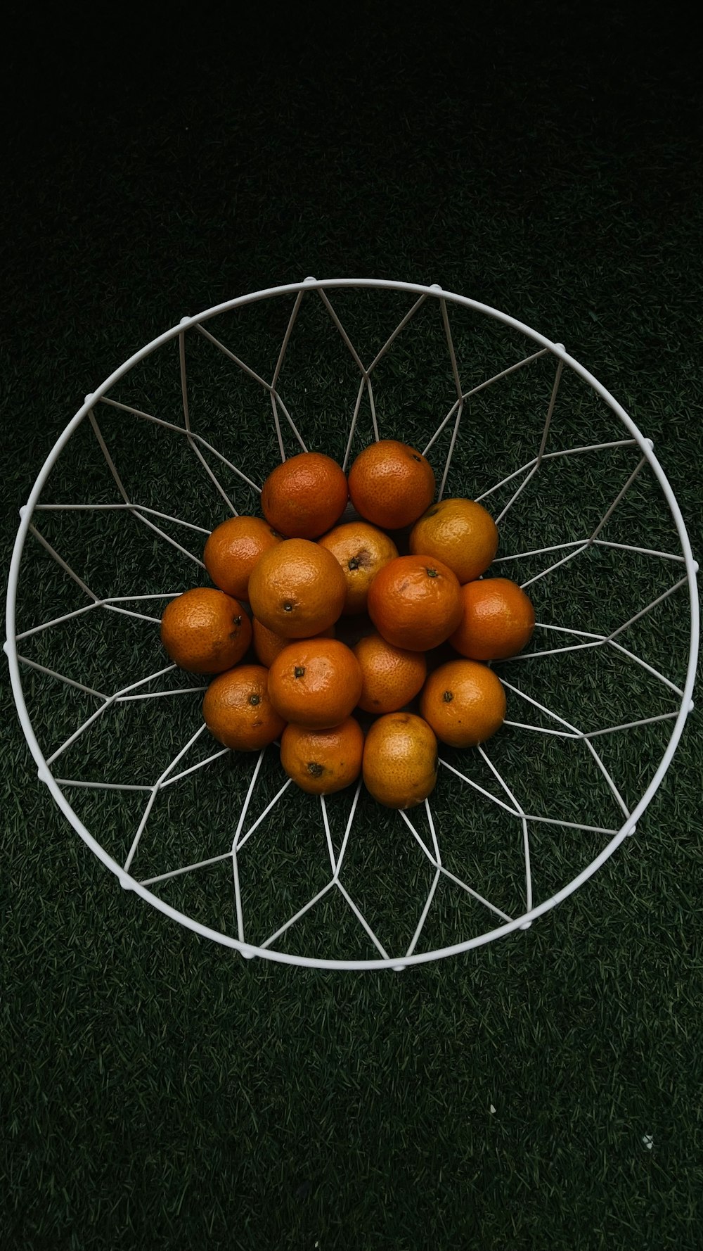 un bol d’oranges