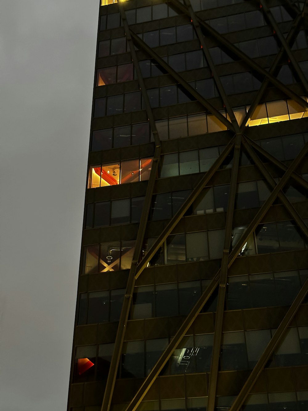 a building with windows and a staircase