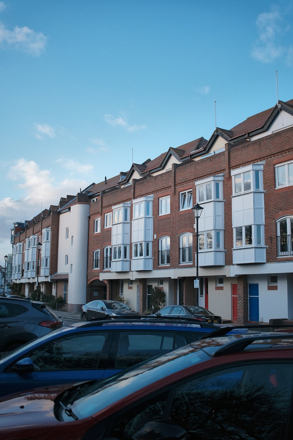 a row of buildings