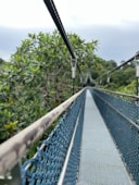 a long metal bridge