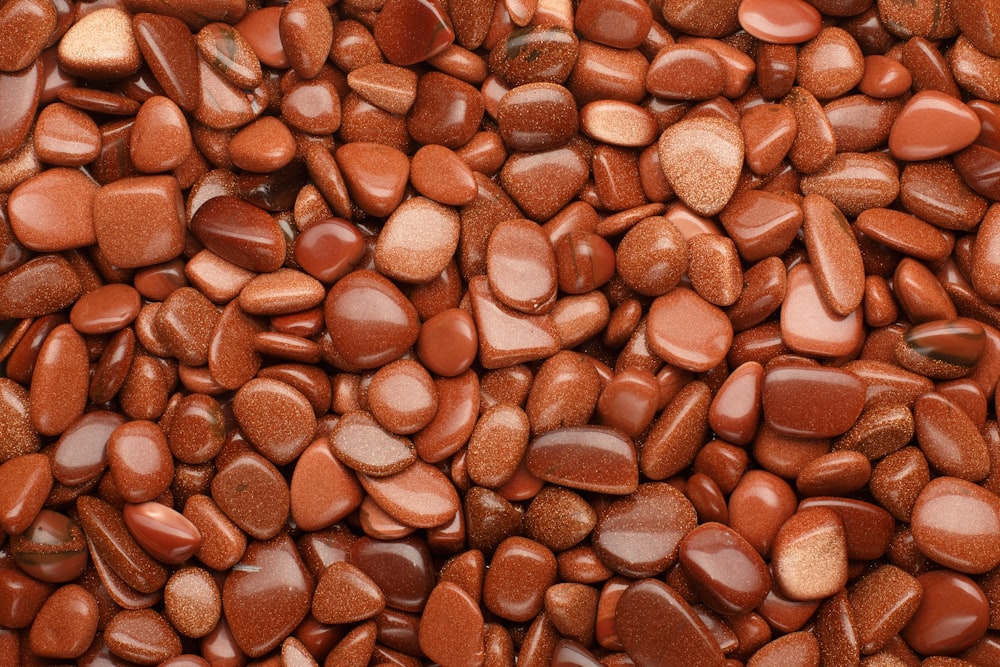 a pile of coffee beans