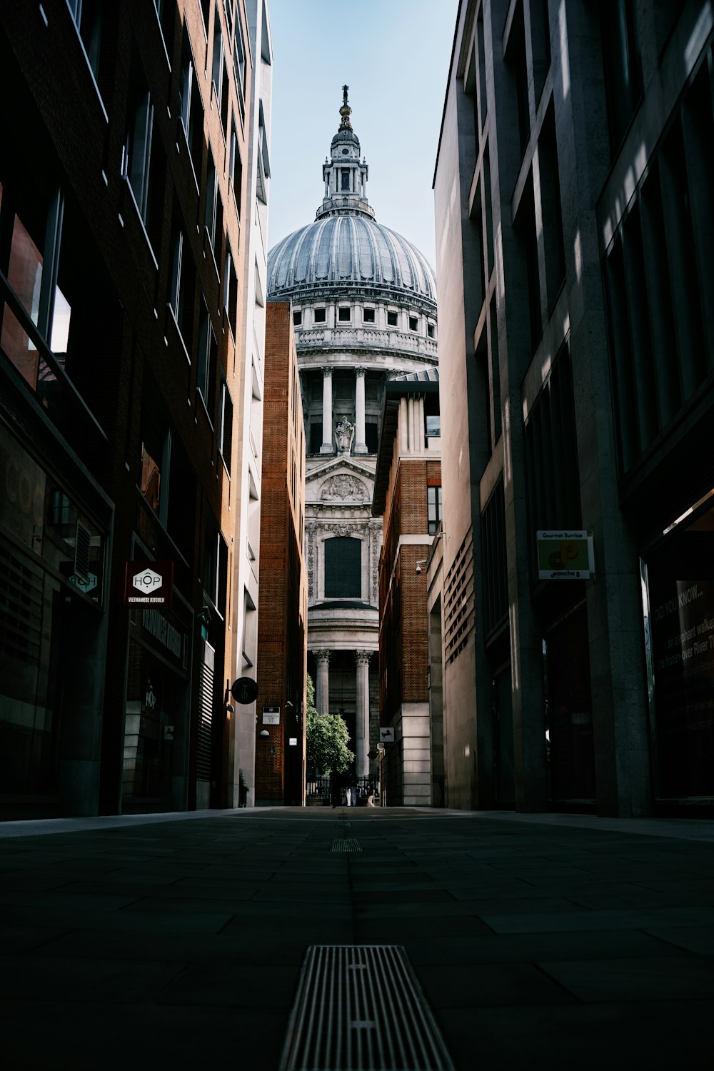 a street with buildings on both sides