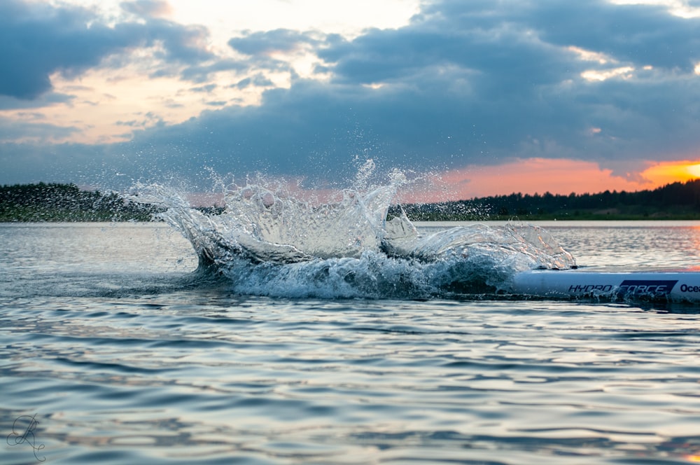 a boat on the water