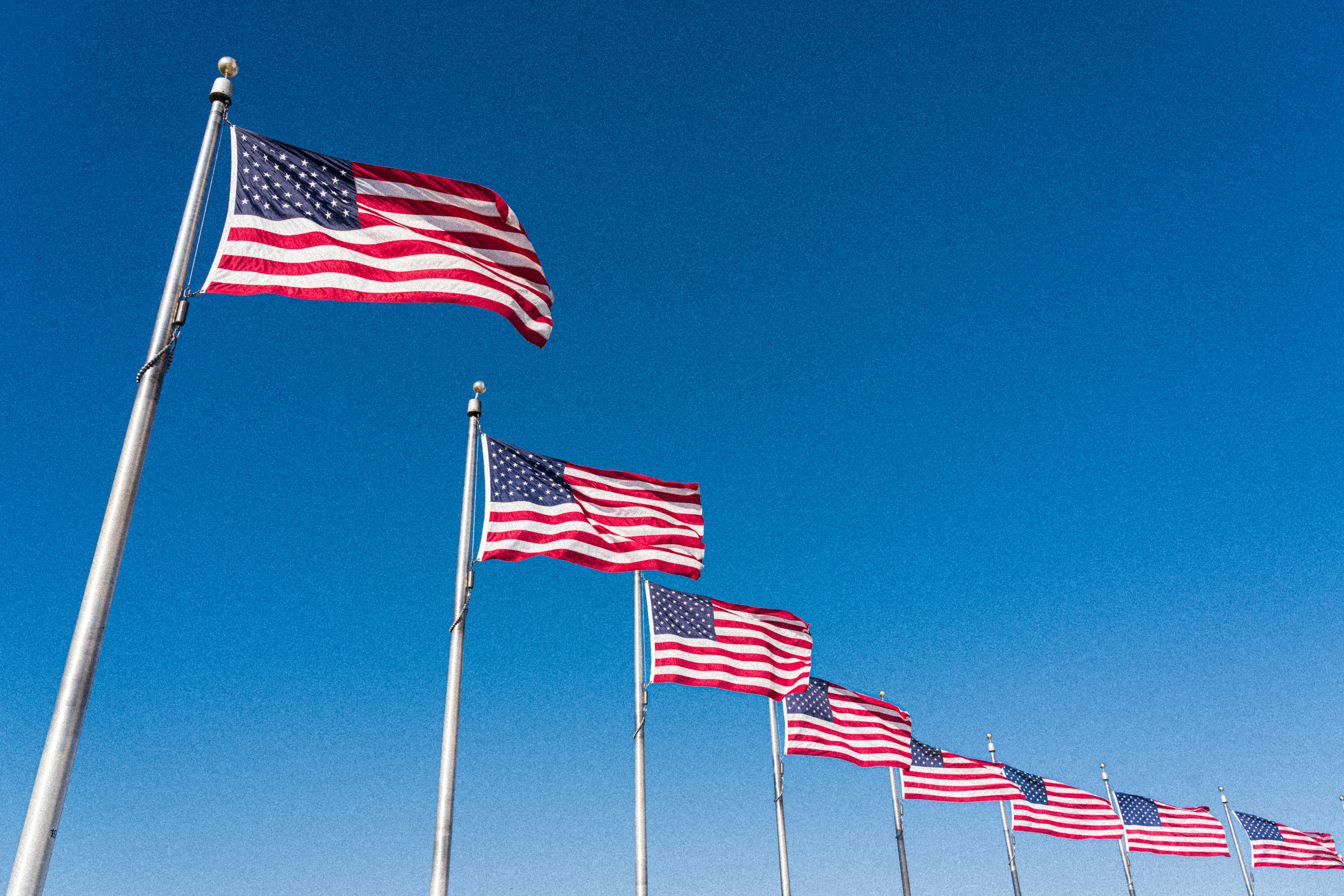 a group of flags