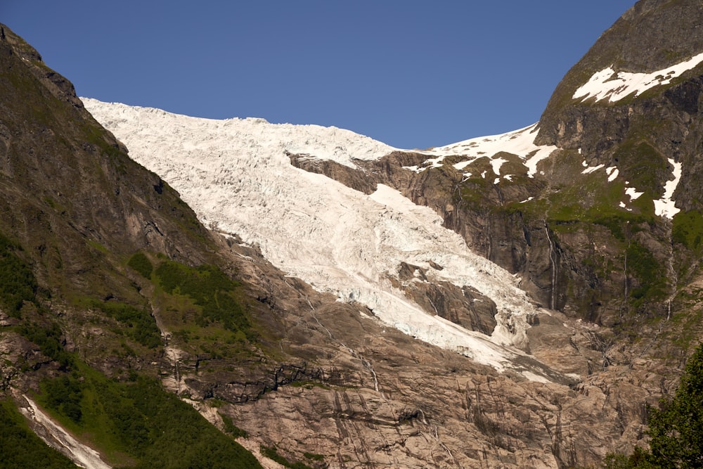 a rocky mountain side