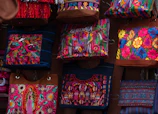 a group of colorful bags