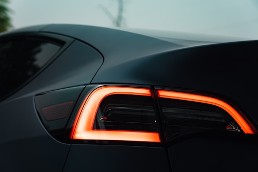 the back of a car
