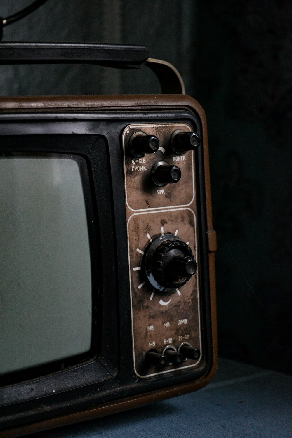 an old fashioned television