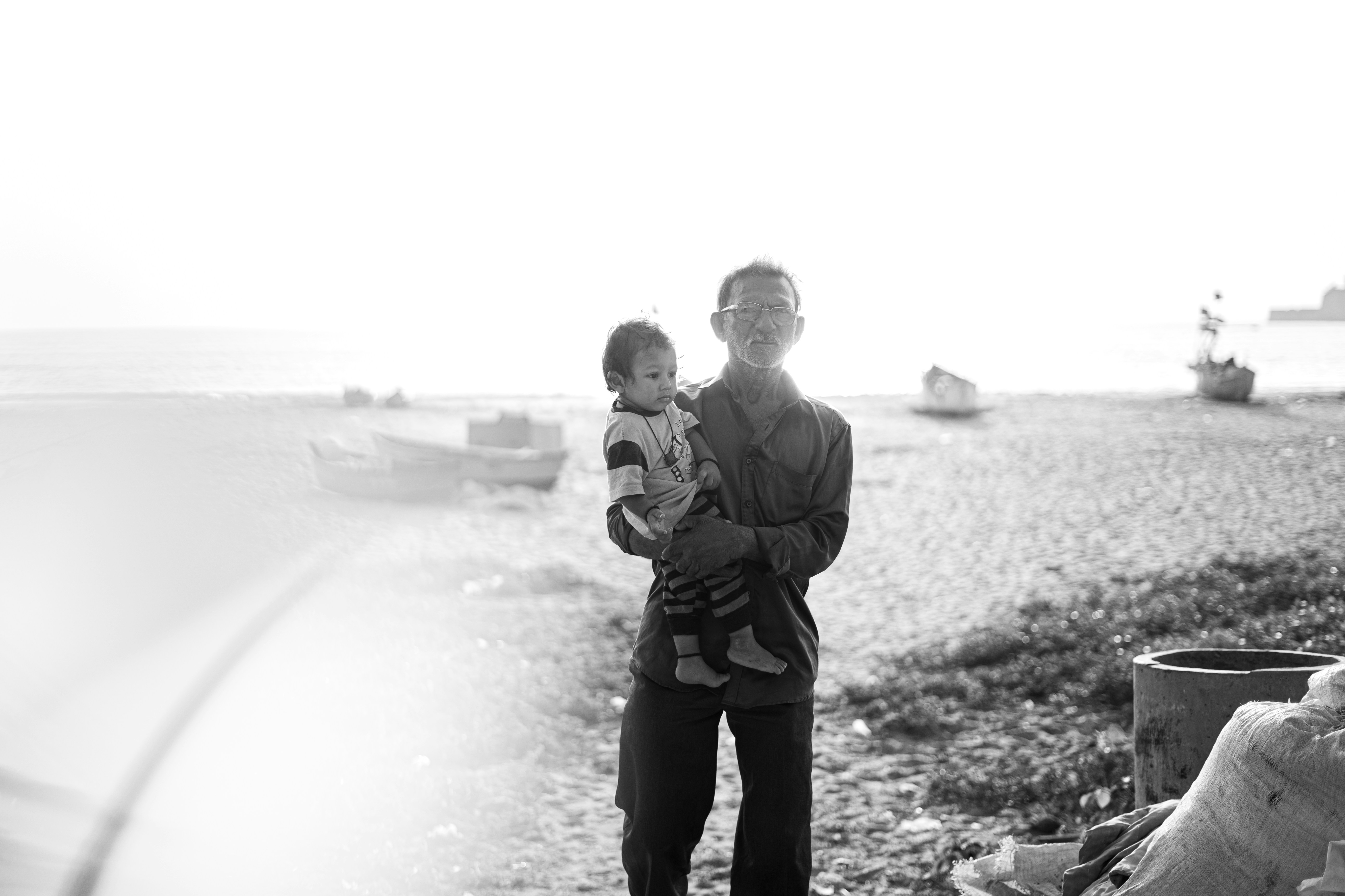 a person holding a baby