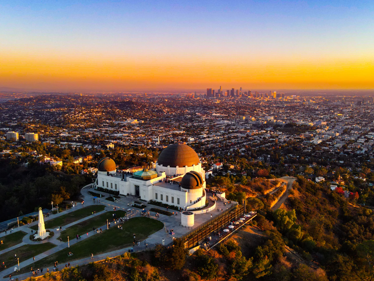 Griffith Observatory overlooking Los Angeles
