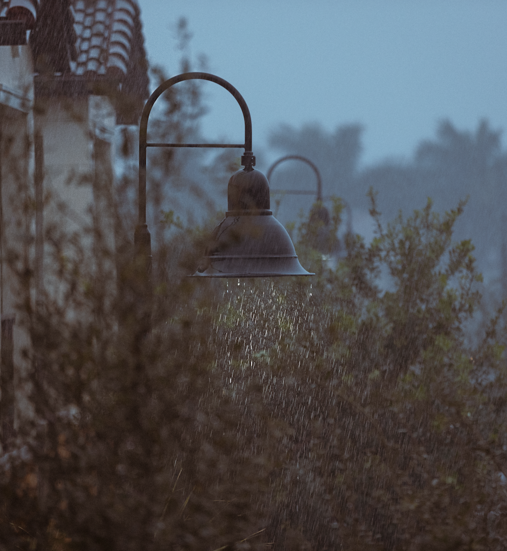 a bell from a metal pole