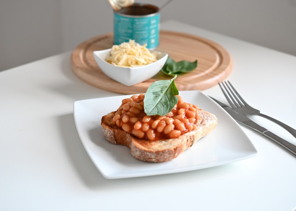 a plate of food