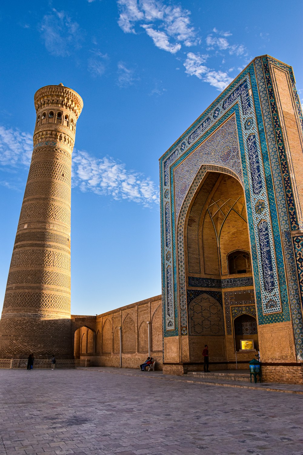 a large building with Gur-e Amir