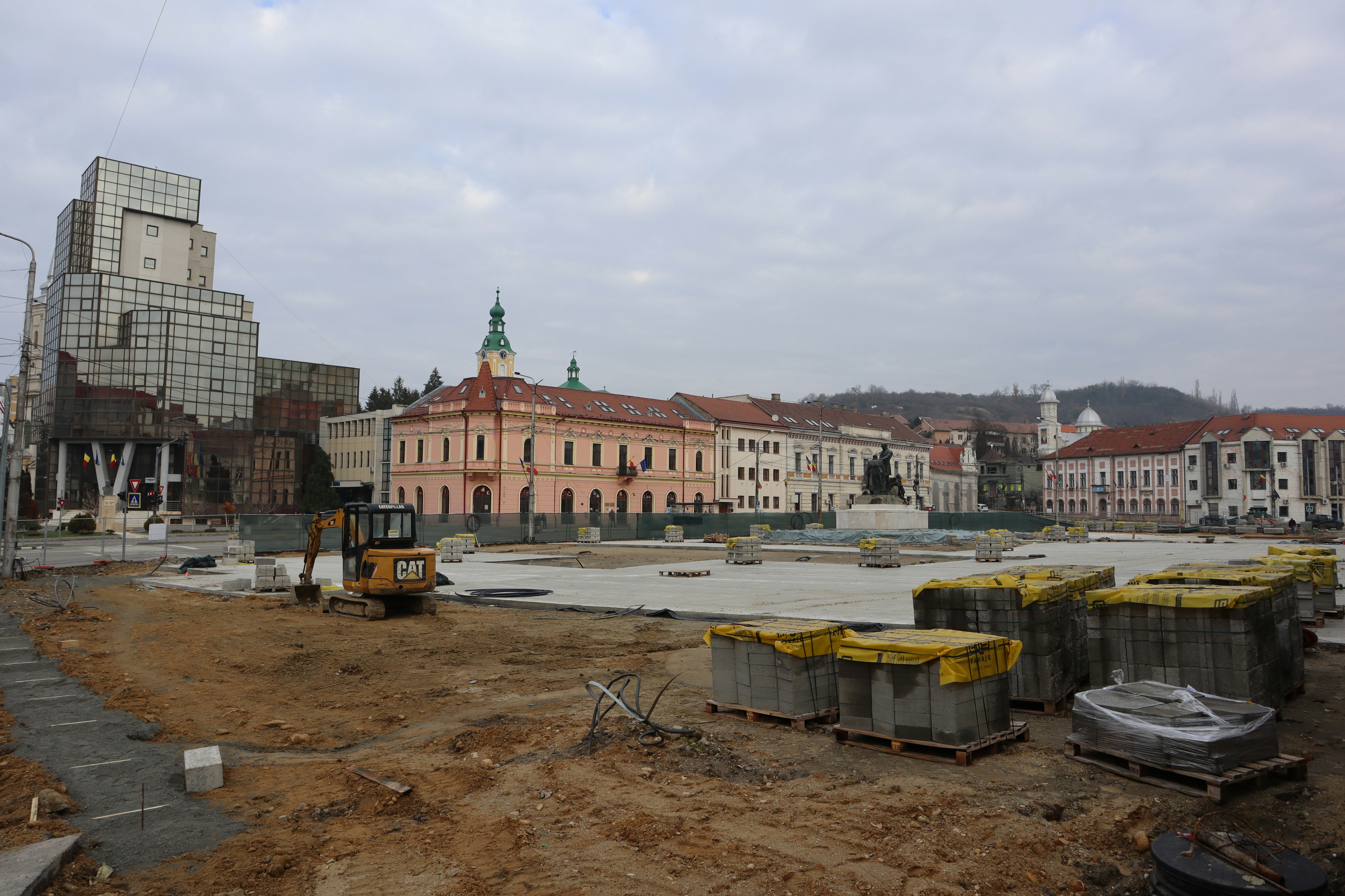 Well-organized construction site with clear progress - renovation general contractor