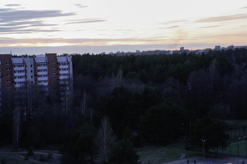 a building on a hill