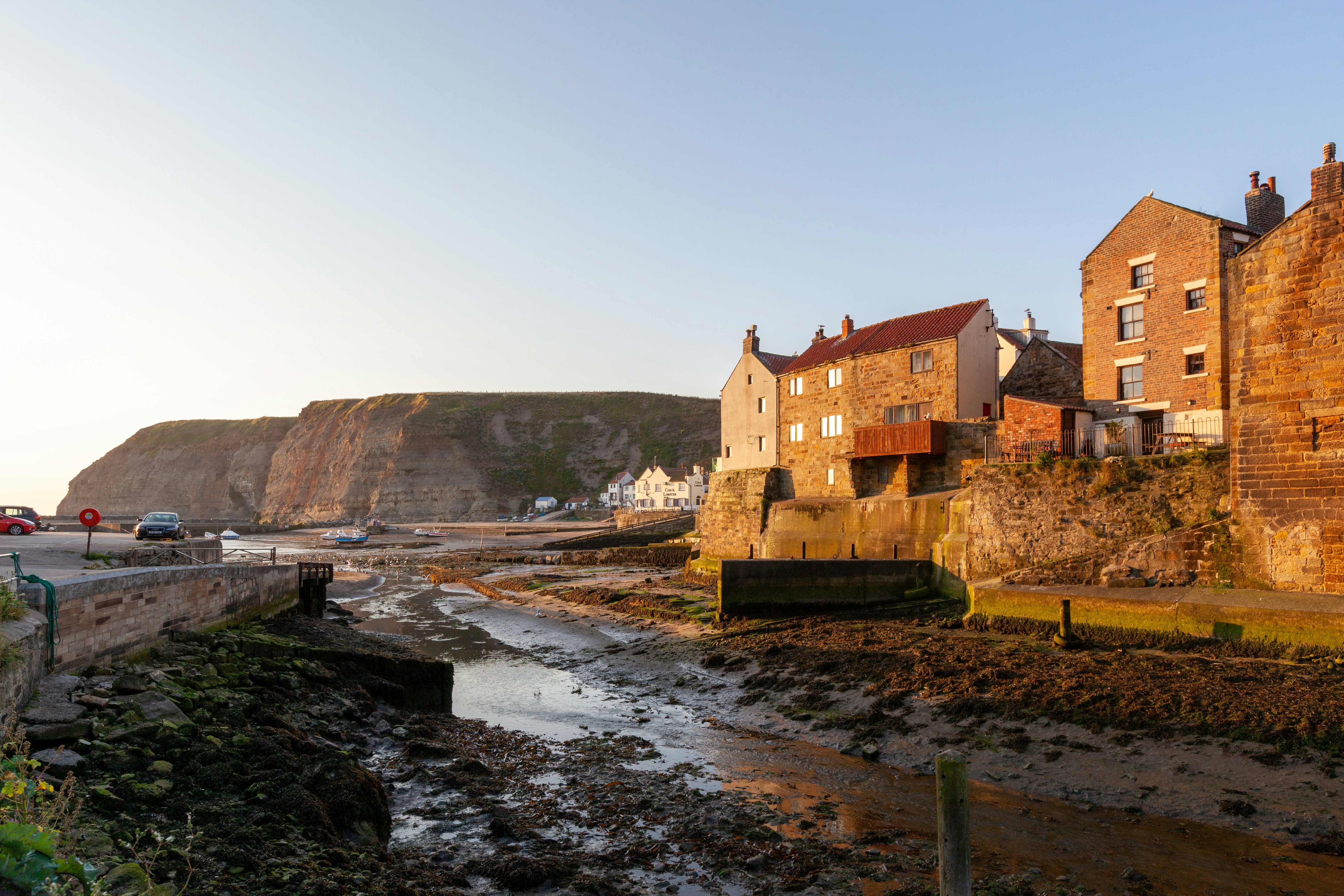 a road with buildings along it