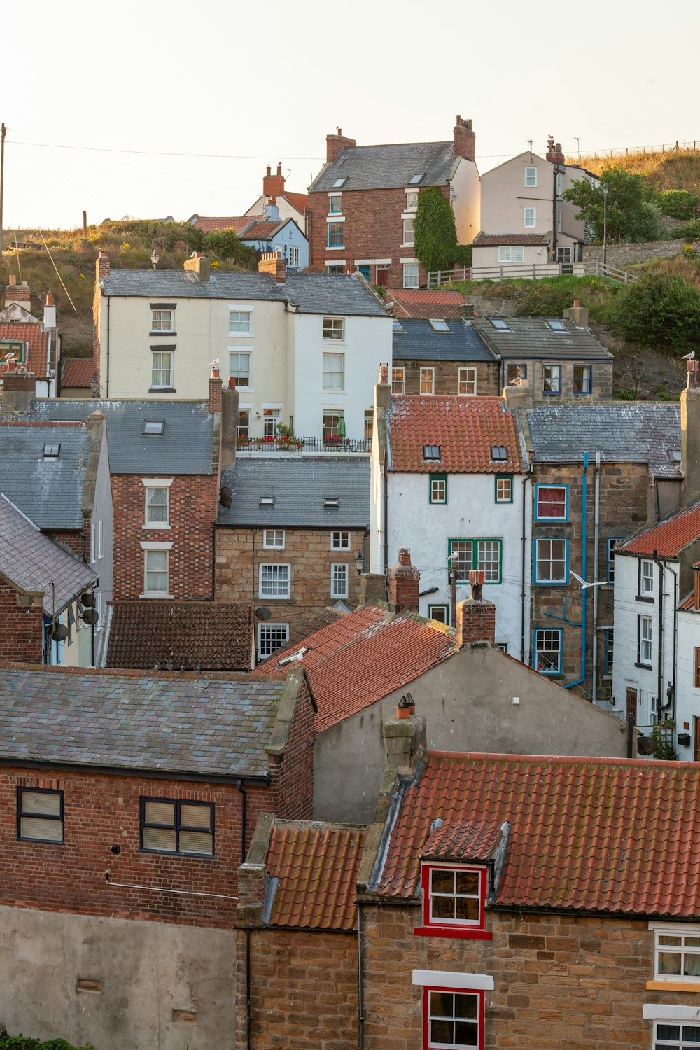 a group of buildings