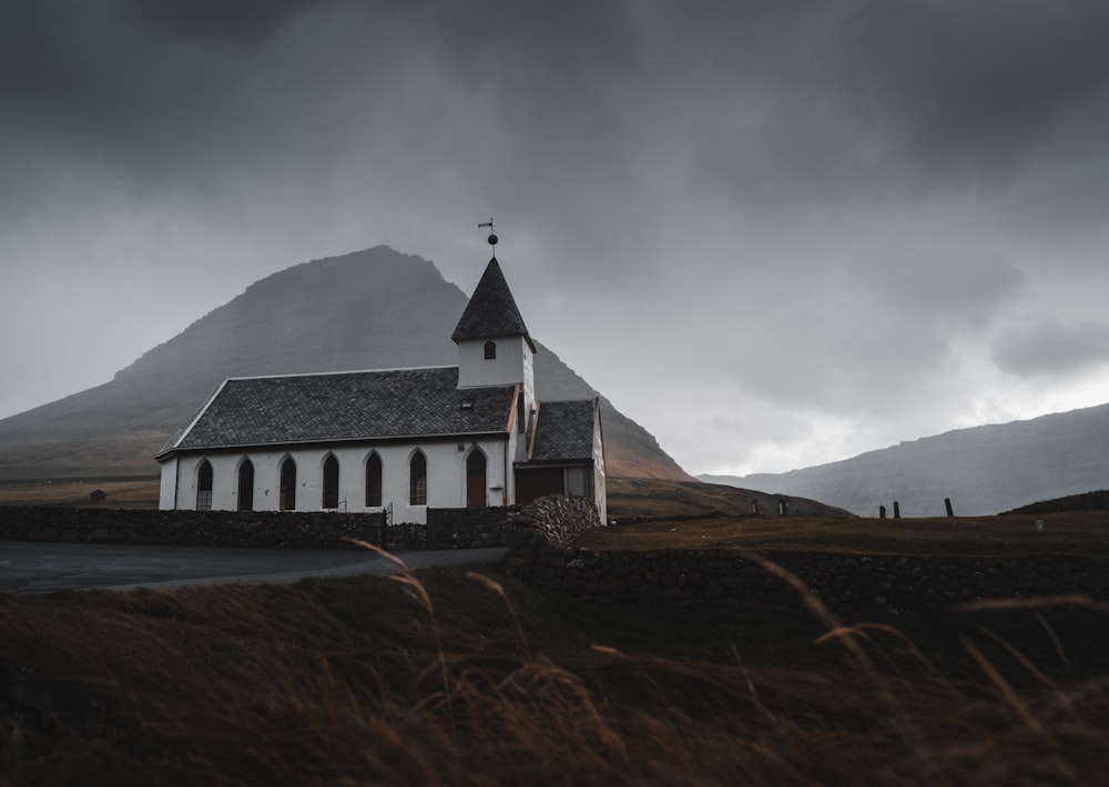 a church in the mountains