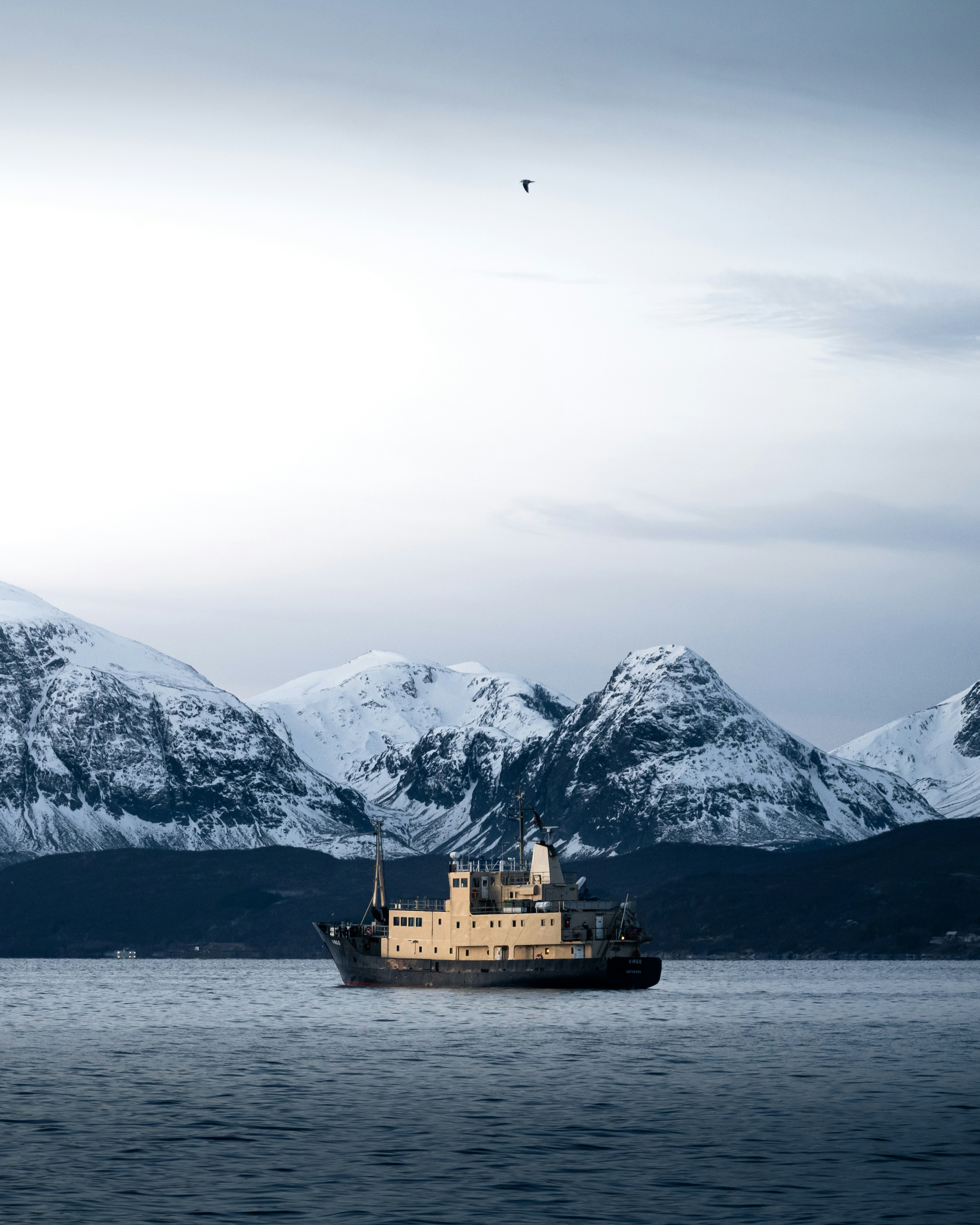 a boat sailing in the water