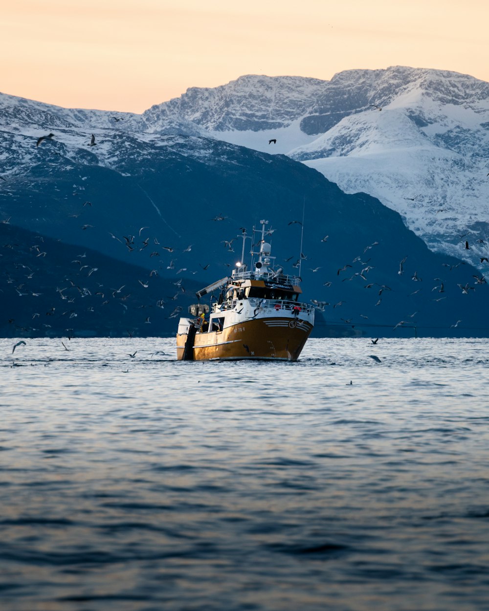 a boat in the water