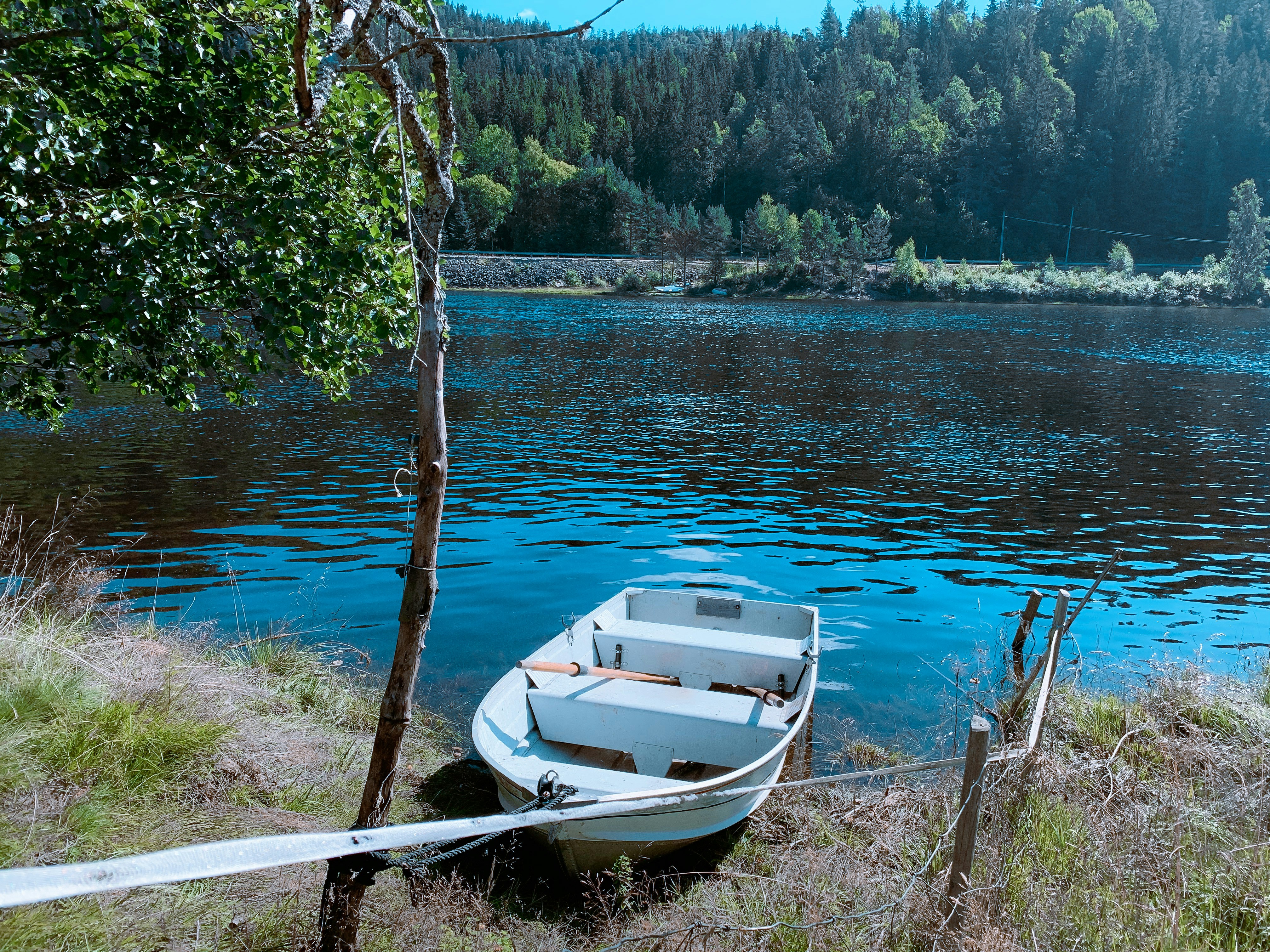 a boat on a dock