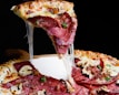 pizza buenos aires con pepperoni y queso mozzarella