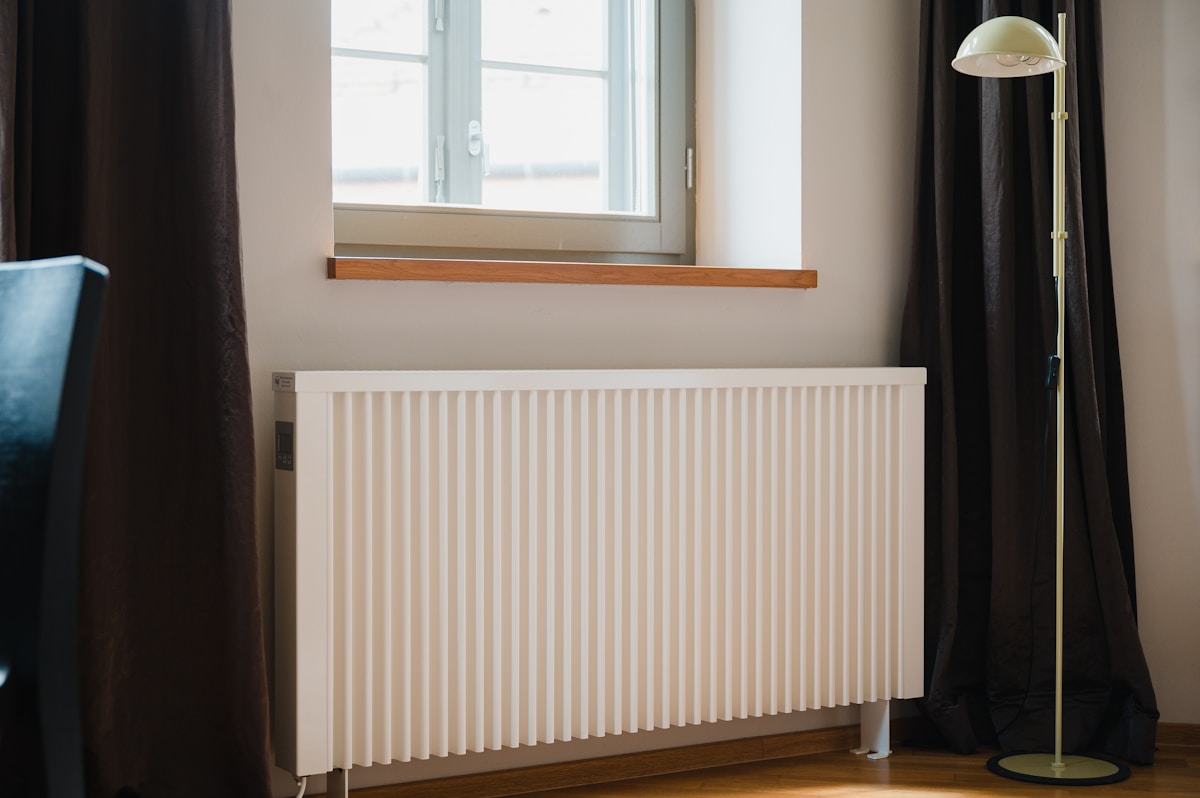 Central heating installation image background image
