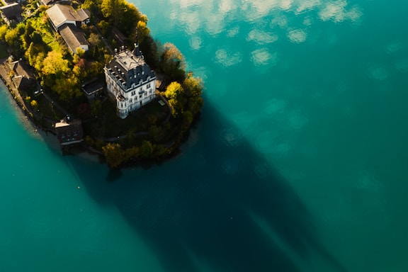 a building on a hill