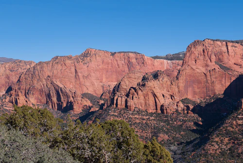 Red rock canyon near Toquerville, Utah