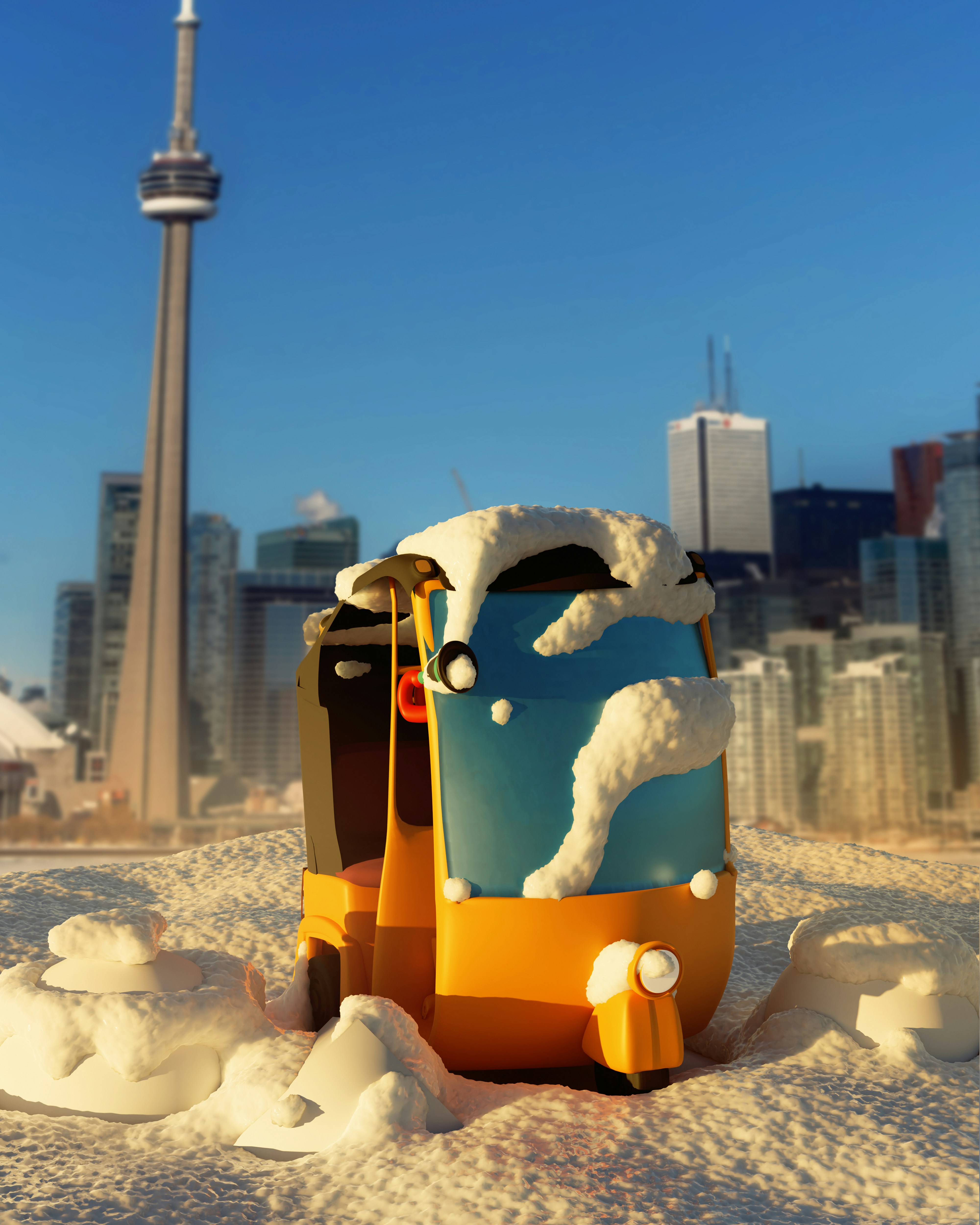 A snowman in a city photo – Free Winter Image on Unsplash