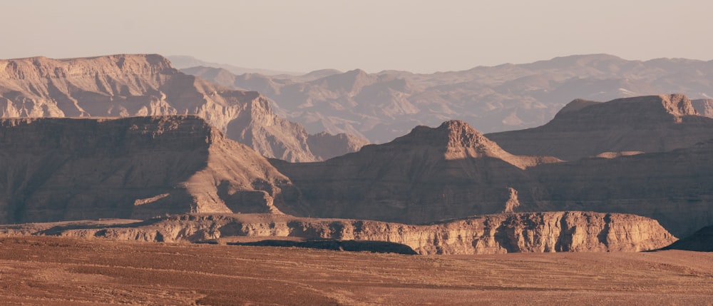 a large desert landscape