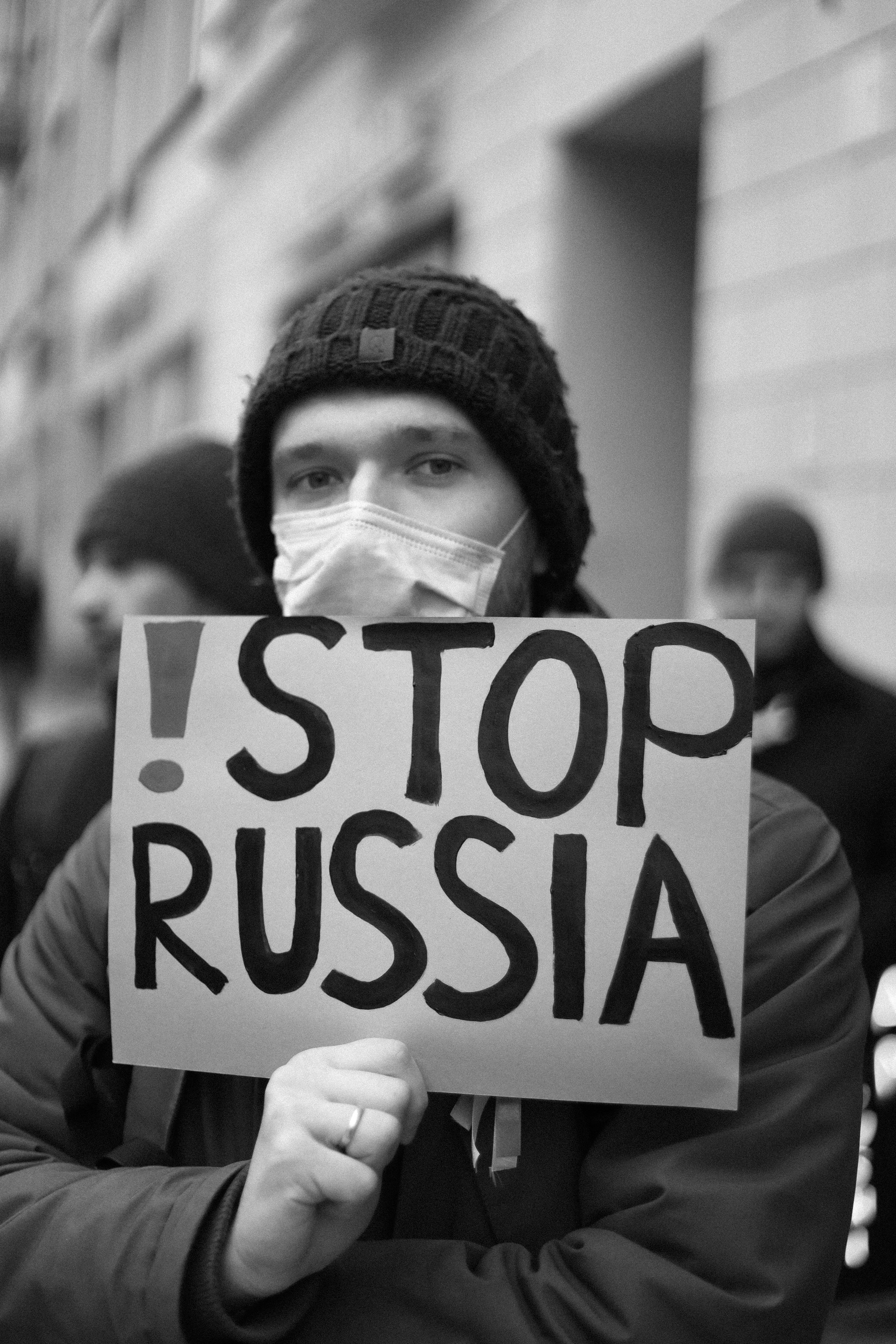 Warsaw on the first day of the full-scale war in Ukraine.