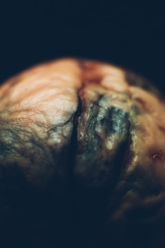 Close-up photo of intricate details in a textured mixed media piece.