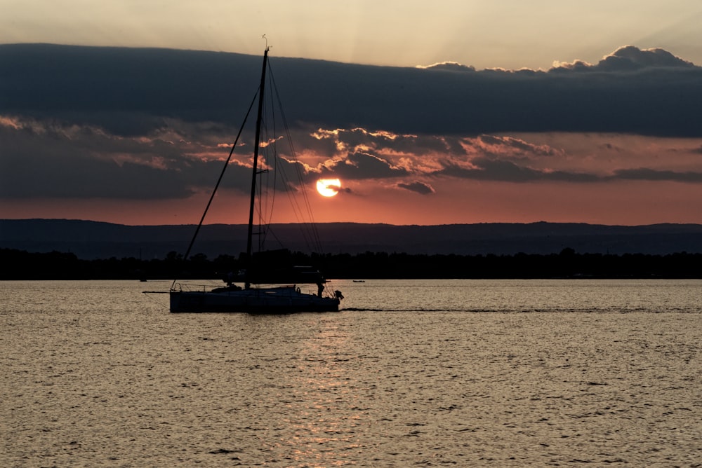 a boat in the water