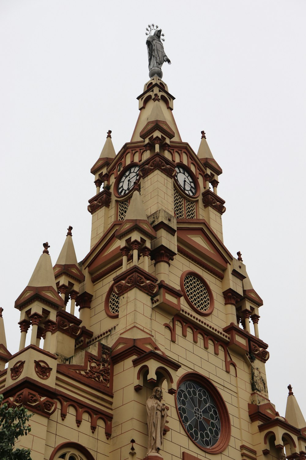 a large building with a clock tower