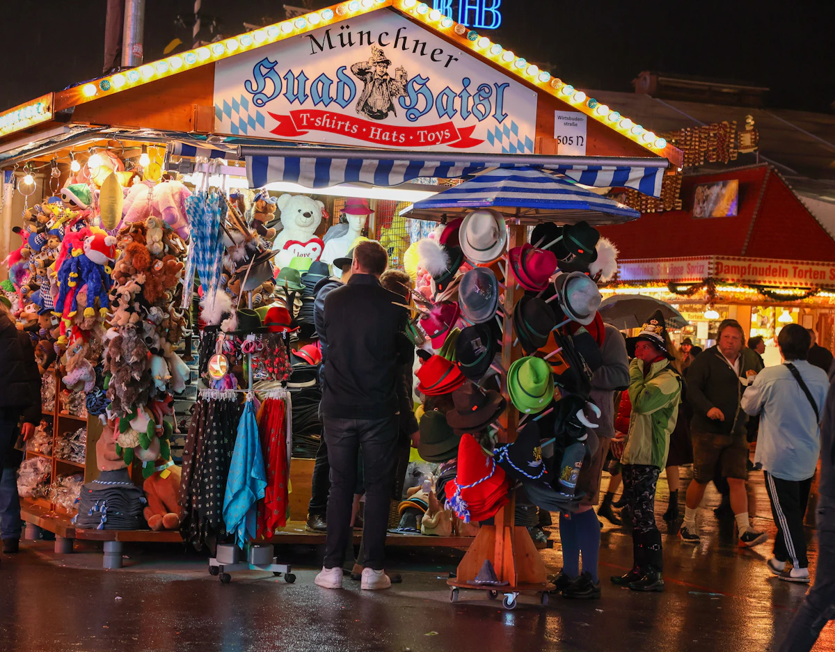 Oktoberfest celebration with Bavarian atmosphere
