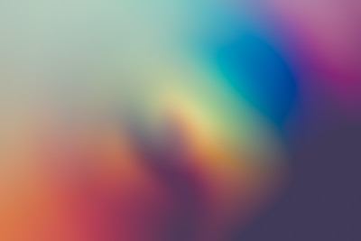 a blurry image of a rainbow