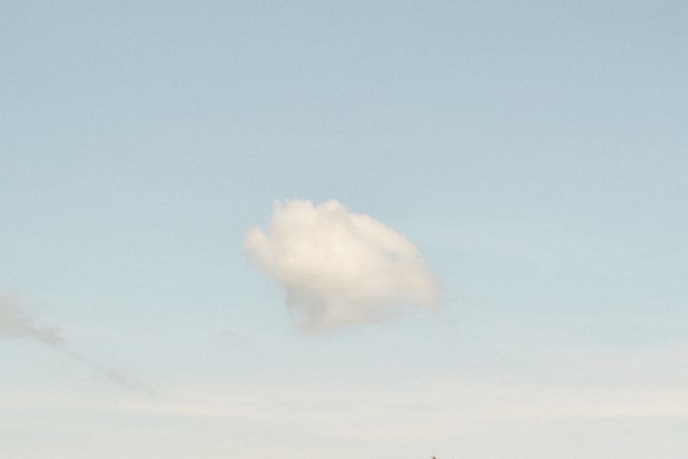 a cloud in the sky