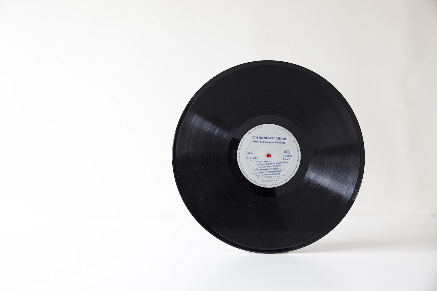 Music equipment in a dim creative space