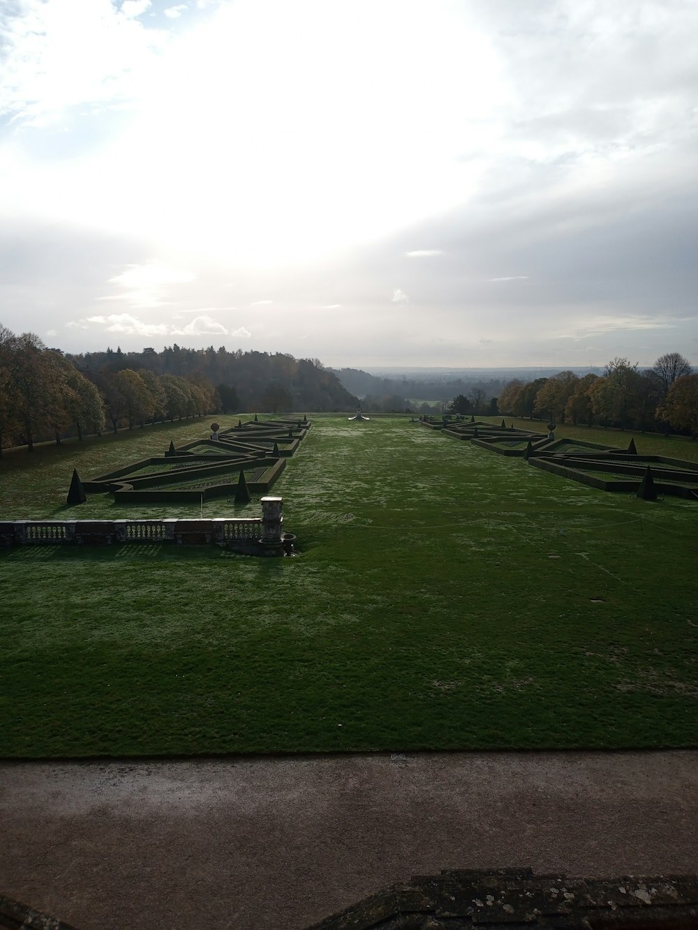 a large green field