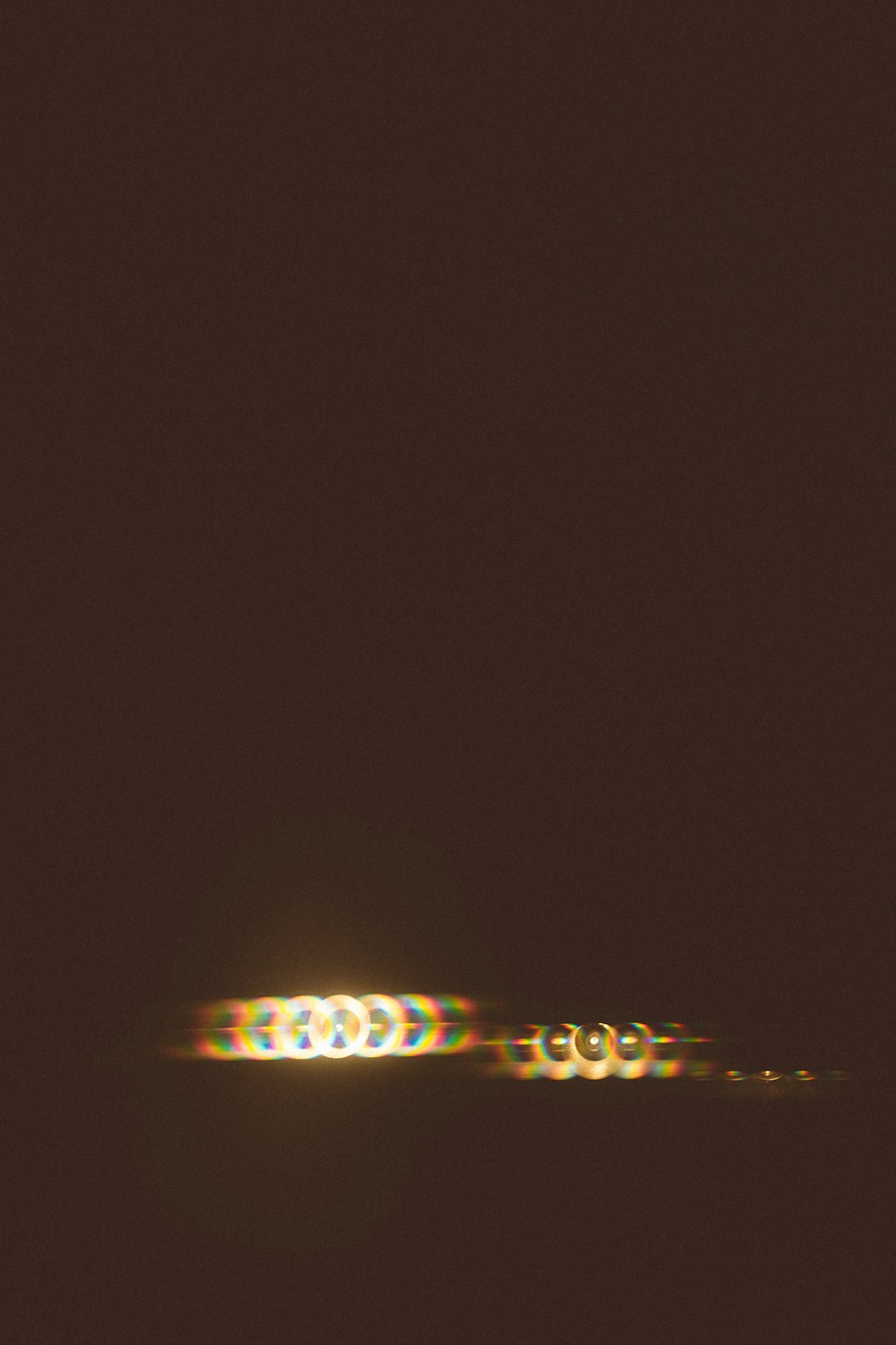 a blurry image of a light