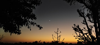 A serene twilight landscape blending shadows and light, symbolizing eternal balance.