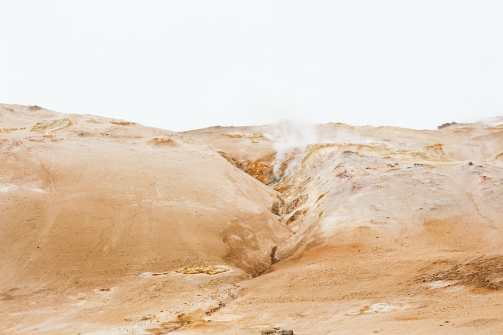 a large desert landscape