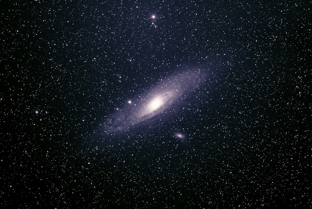 a galaxy in space