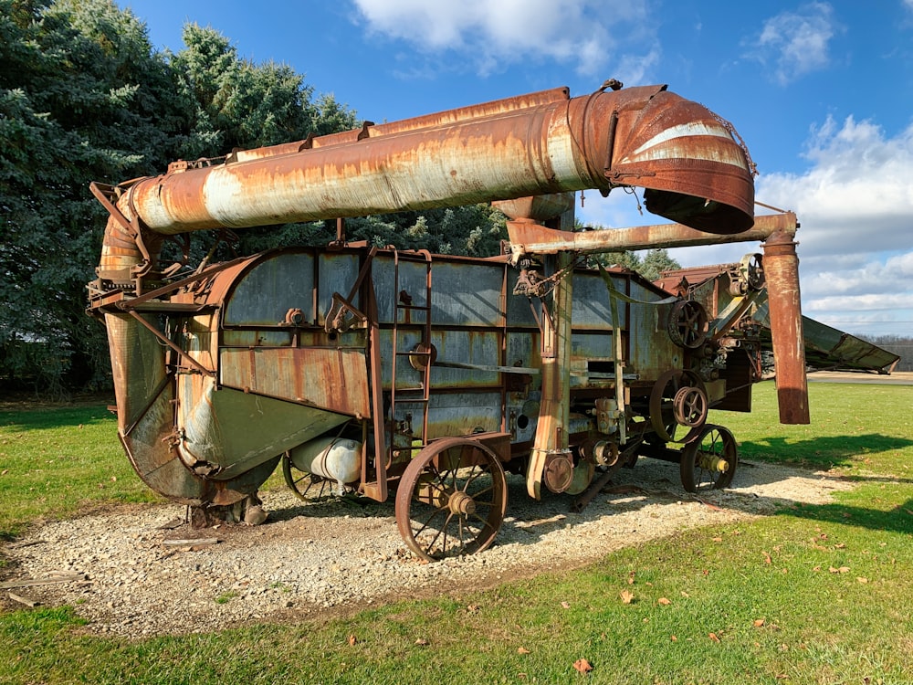 a large metal machine