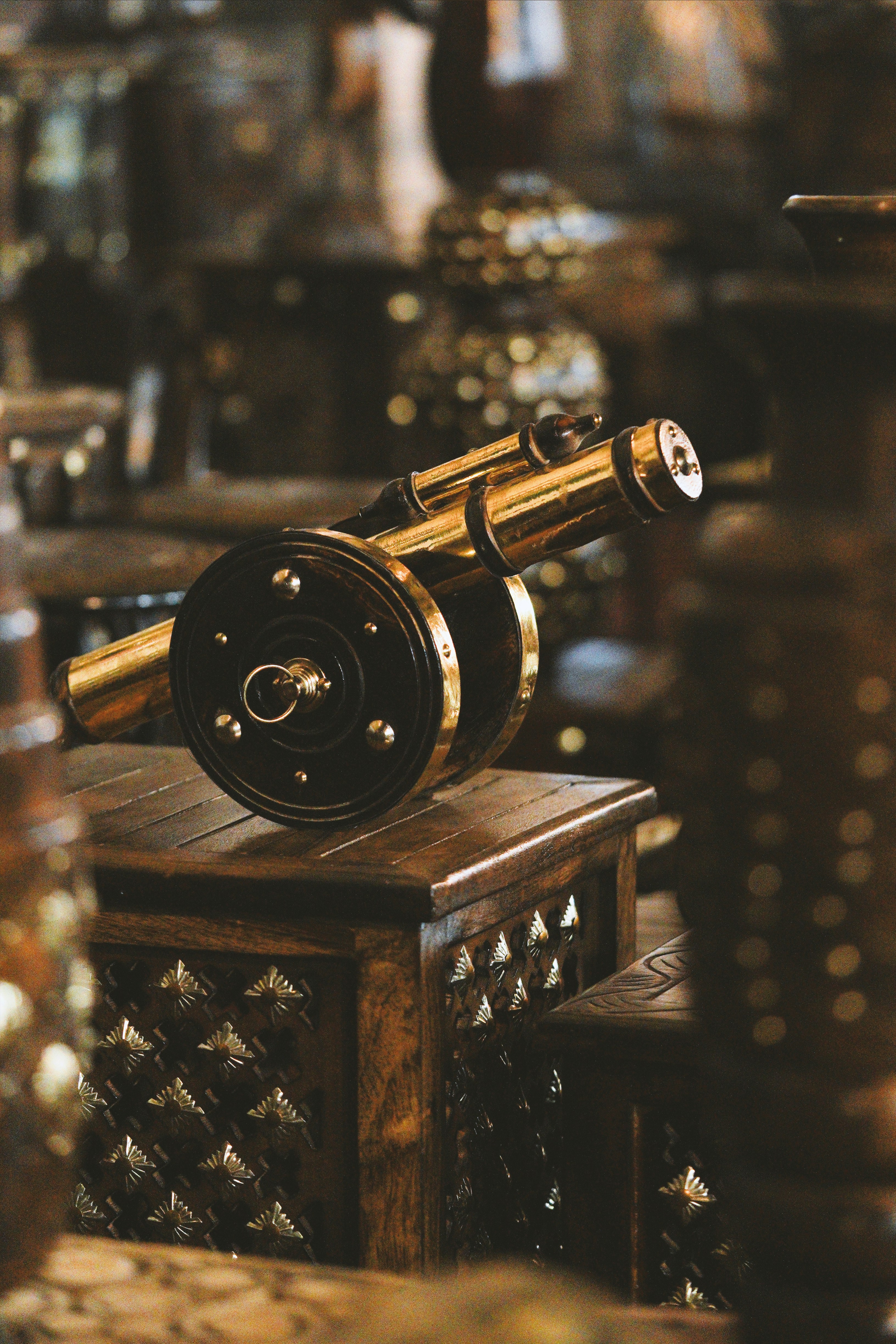 a machine on the table