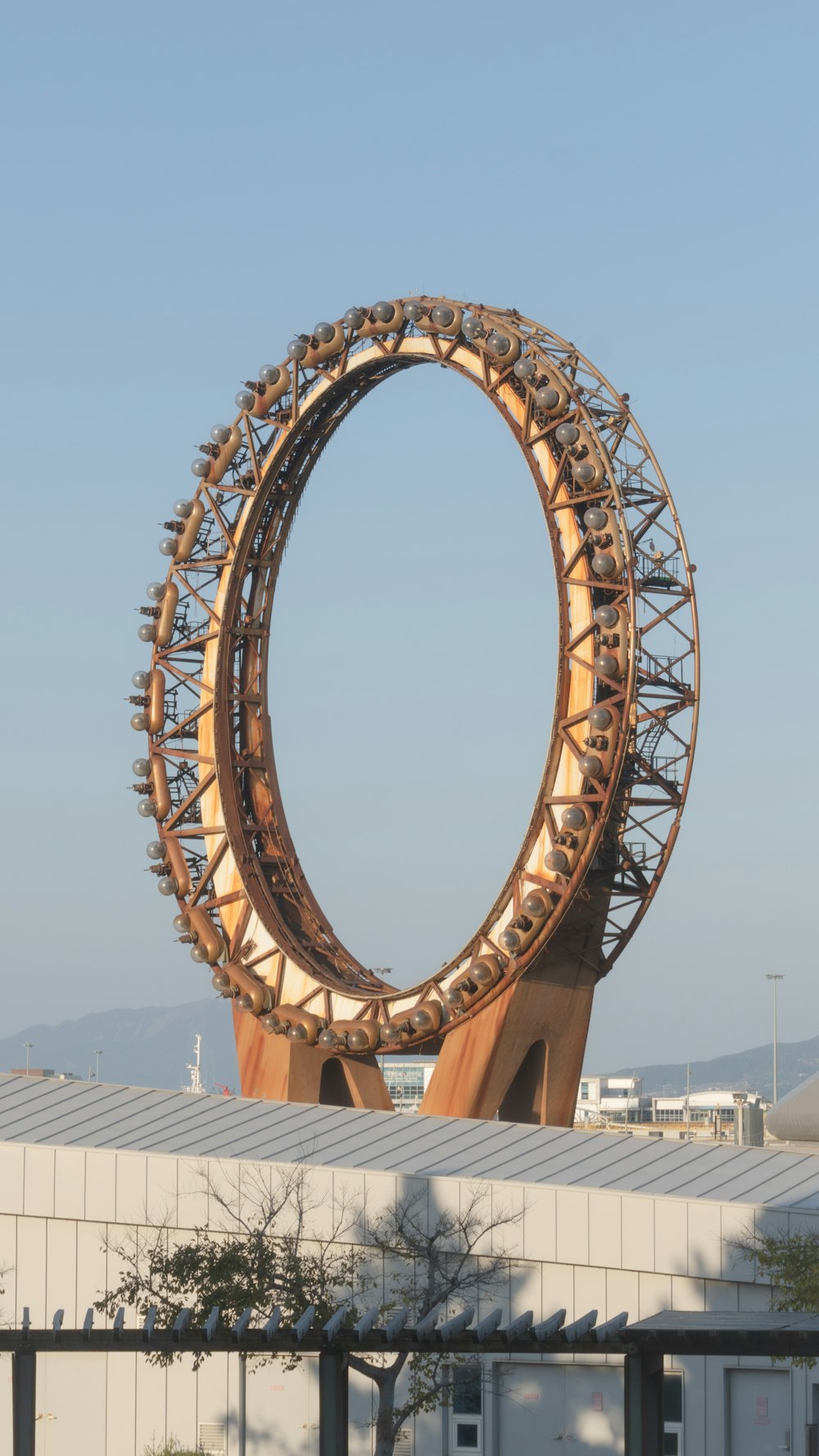 a large ferris wheel