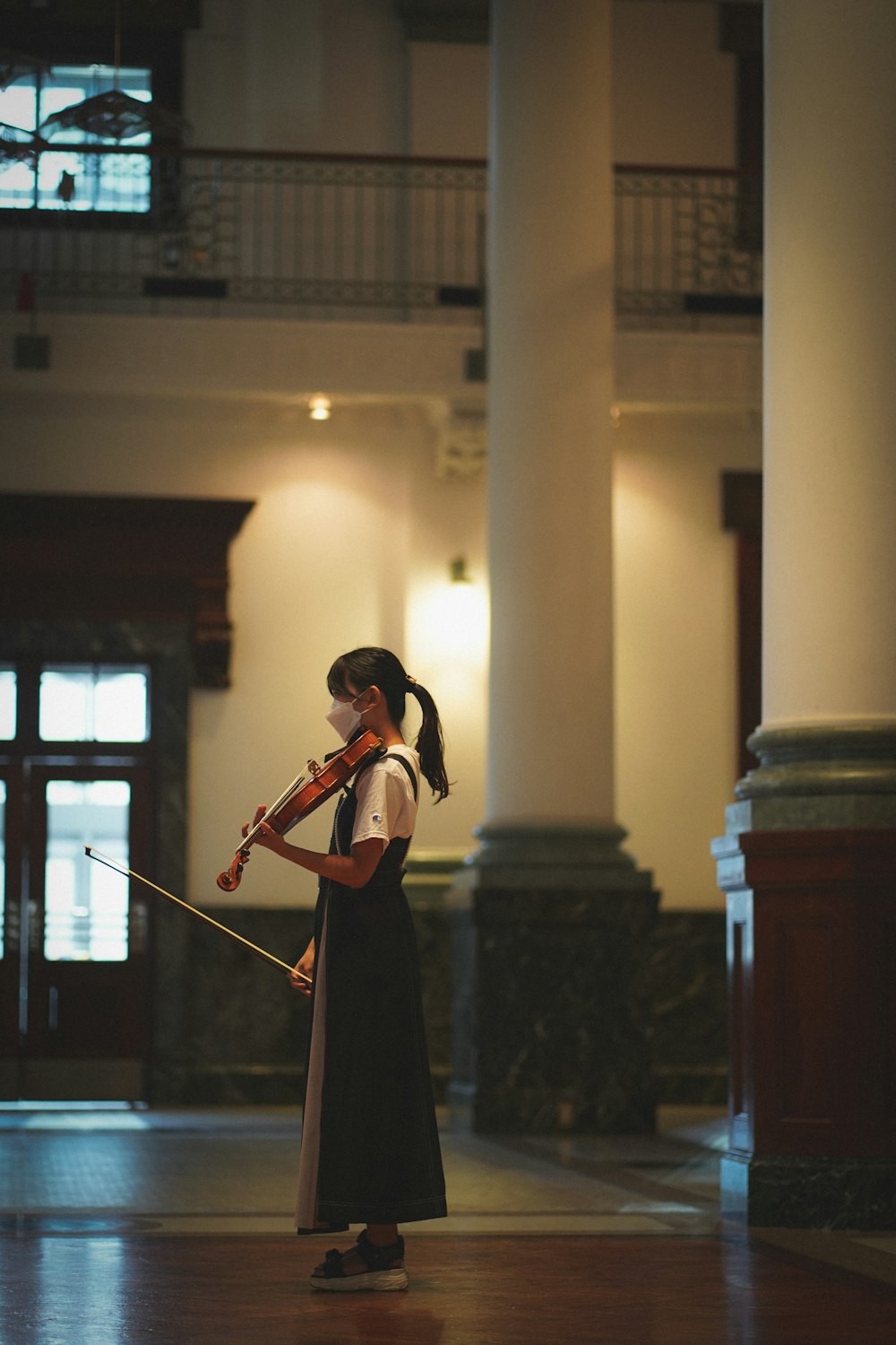 a person holding a bow and arrow